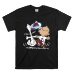 Charlie Brown Snoopy Colorado Avalanche Logo Dance T Shirt 6.jpg