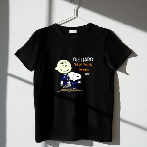 Charlie Brown Snoopy Die Hard New York Mets Fan Shirt