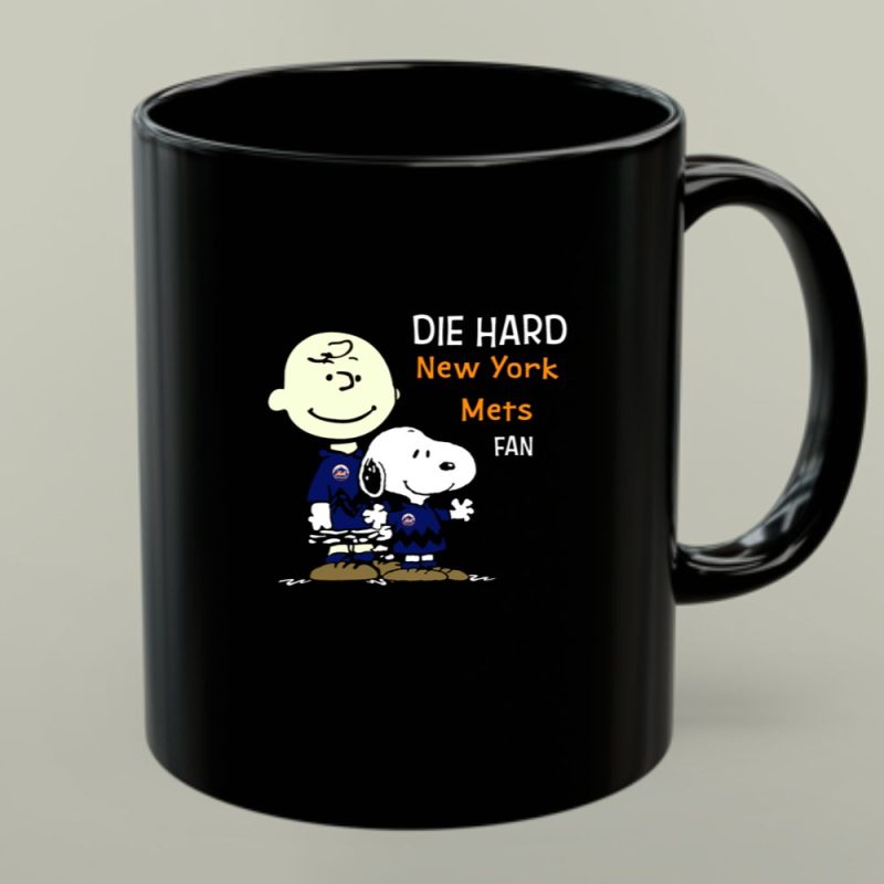 Charlie Brown Snoopy Die Hard New York Mets Fan 1 Mug.jpg