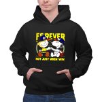 Charlie Brown Snoopy Fist Bump forever not just when win Milwaukee Brewers 2 Hoodie 2.jpg