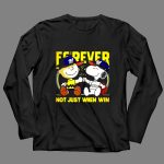 Charlie Brown Snoopy Fist Bump forever not just when win Milwaukee Brewers 4 Long Sleeves 2.jpg