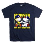 Charlie Brown Snoopy Fist Bump forever not just when win Milwaukee Brewers T Shirt 7 2.jpg