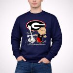 Charlie Brown Snoopy Georgia Bulldogs Dance 3 Sweatshirt.jpg