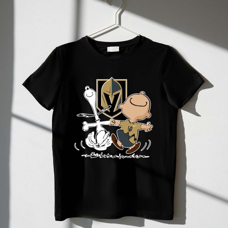 Charlie Brown Snoopy Golden Knights Dance 1 T Shirt.jpg