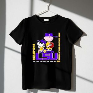 Charlie Brown Snoopy LSU Tigers champions 2025 college world series 1 T Shirt 1.jpg
