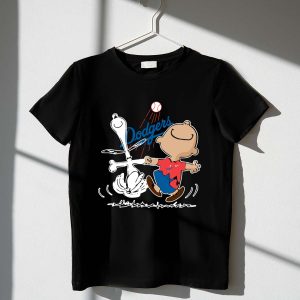 Charlie Brown Snoopy Los Angeles Dodgers Dance Shirt