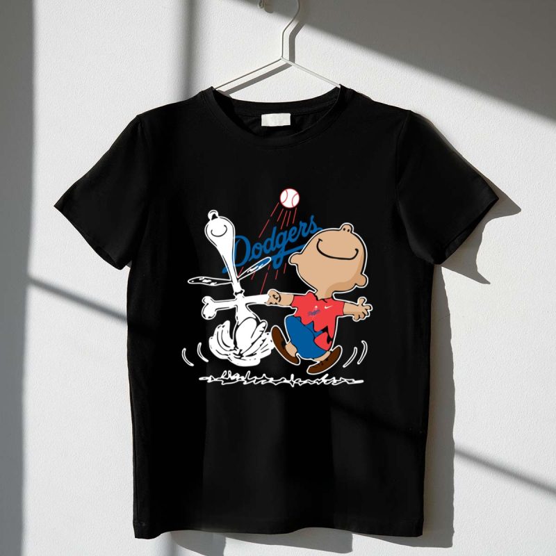 Charlie Brown Snoopy Los Angeles Dodgers Dance 1 T Shirt