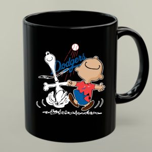 Charlie Brown Snoopy Los Angeles Dodgers Dance 1 mug 1.jpg