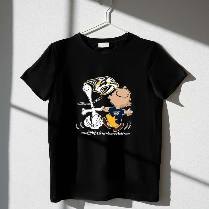 Charlie Brown Snoopy Nashville Predators Dance 1 T Shirt.jpg