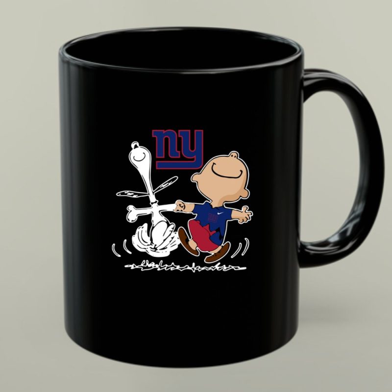 Charlie Brown Snoopy New York Giants Dance 1 Mug 1.Jpg