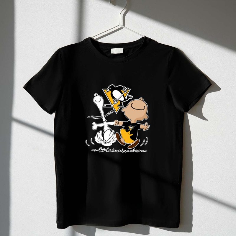Charlie Brown Snoopy Pittsburgh Penguins Dance 1 T Shirt