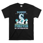 Charlie Brown Snoopy Seattle Mariners baseball forever not just when we win T Shirt 6 2.jpg
