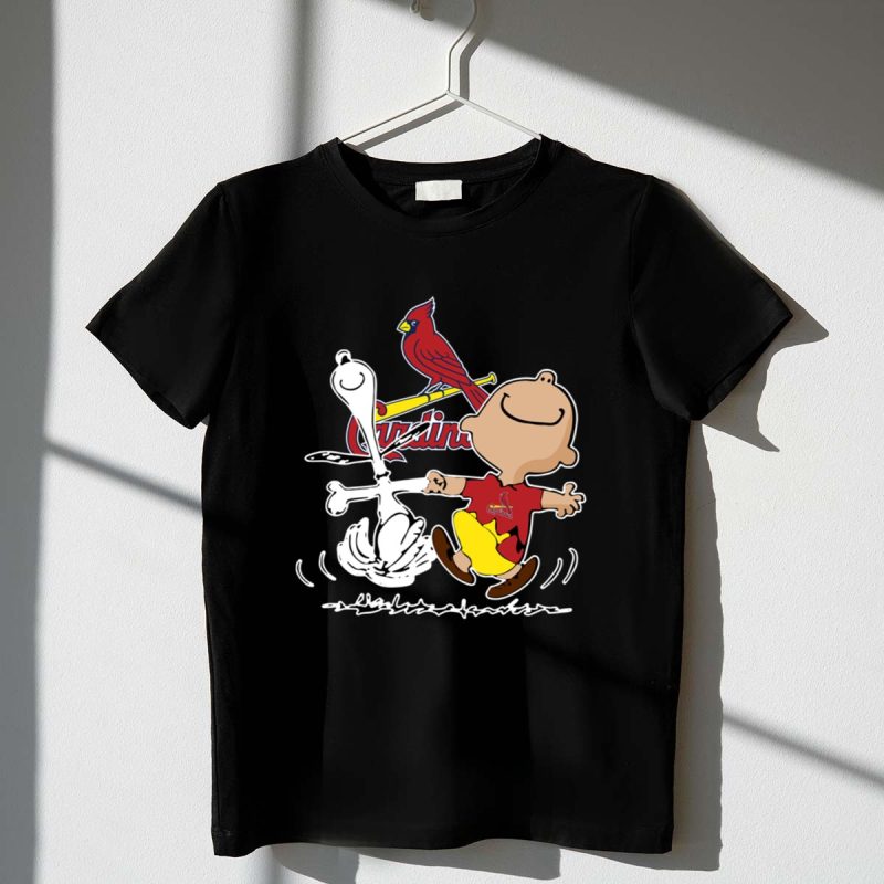 Charlie Brown Snoopy St Louis Cardinals Dance 1 T Shirt