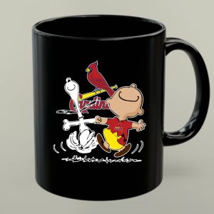 Charlie Brown Snoopy St Louis Cardinals Dance 1 mug.jpg