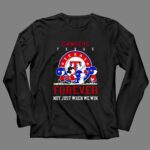 Charlie Brown Snoopy Texas Rangers Baseball Forever Not Just When We Win 4 Long Sleeves 1.jpg