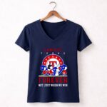 Charlie Brown Snoopy Texas Rangers Baseball Forever Not Just When We Win 5 Womens V Neck 1.jpg