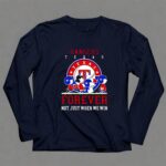 Charlie Brown Snoopy Texas Rangers Baseball Forever Not Just When We Win 6 Long Sleeves 1.jpg