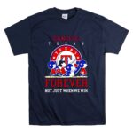 Charlie Brown Snoopy Texas Rangers Baseball Forever Not Just When We Win T Shirt 7 1.jpg