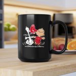 Charlie Brown Snoopy Wears Boston Red Sox Dance 2 mug.jpg