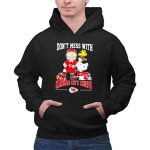 Charlie Brown Snoopy and Woodstock Dont Mess With Kansas City Chiefs 2 Hoodie