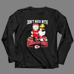 Charlie Brown Snoopy and Woodstock Dont Mess With Kansas City Chiefs 4 Long Sleeves
