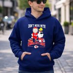 Charlie Brown Snoopy and Woodstock Dont Mess With Kansas City Chiefs 8 Hoodie