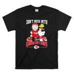 Charlie Brown Snoopy and Woodstock Dont Mess With Kansas City Chiefs T Shirt 6