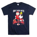 Charlie Brown Snoopy and Woodstock Dont Mess With Kansas City Chiefs T Shirt 7