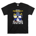 Charlie Brown Snoopy forever a Milwaukee Brewers fan win or lose T Shirt 6.jpg