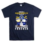 Charlie Brown Snoopy forever a Milwaukee Brewers fan win or lose T Shirt 7.jpg