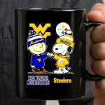 Charlie Brown West Virgina Mountaineers and Snoopy Pittsburgh Steelers 3 mug.jpg