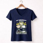 Charlie Brown and Snoopy 106th anniversary 1920 2026 Green Bay Packers thank you 5 Womens V Neck