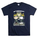 Charlie Brown and Snoopy 106th anniversary 1920 2026 Green Bay Packers thank you T Shirt 7