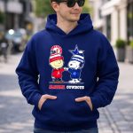 Charlie Brown and Snoopy Alabama Crimson Tide x Dallas Cowboys 8 Hoodie
