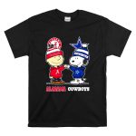 Charlie Brown and Snoopy Alabama Crimson Tide x Dallas Cowboys T Shirt 6