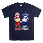 Charlie Brown and Snoopy Alabama Crimson Tide x Dallas Cowboys T Shirt 7 1