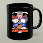 Charlie Brown and Snoopy Chicago Bears 106th Anniversary 1920 2026 1 mug.jpg