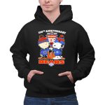Charlie Brown and Snoopy Chicago Bears 106th Anniversary 1920 2026 2 Hoodie