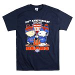 Charlie Brown and Snoopy Chicago Bears 106th Anniversary 1920 2026 T Shirt 7