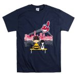 Charlie Brown and Snoopy Cleveland Indians T Shirt 7.jpg