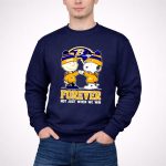 Charlie Brown and Snoopy Forever Not Just When We Win Ravens 3 Sweatshirt