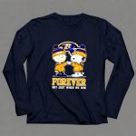 Charlie Brown and Snoopy Forever Not Just When We Win Ravens 6 Long Sleeves