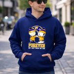 Charlie Brown and Snoopy Forever Not Just When We Win Ravens 8 Hoodie