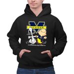 Charlie Brown and Snoopy Michigan Wolverines Dance 2 Hoodie.jpg