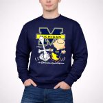 Charlie Brown and Snoopy Michigan Wolverines Dance 3 Sweatshirt.jpg