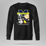 Charlie Brown and Snoopy Michigan Wolverines Dance 9 Sweatshirt.jpg