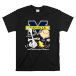 Charlie Brown and Snoopy Michigan Wolverines Dance T Shirt 6.jpg