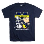 Charlie Brown and Snoopy Michigan Wolverines Dance T Shirt 7.jpg