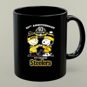 Charlie Brown and Snoopy Pittsburgh Steelers 93rd Anniversary Skyline City 1 mug.jpg