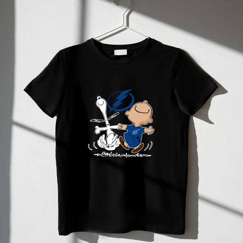 Charlie Brown And Snoopy Tampa Bay Lightning Dance 1 T Shirt